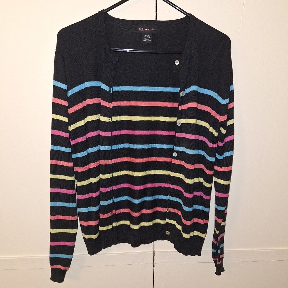 Silk blend cardigan